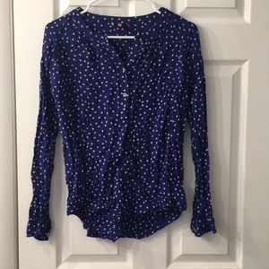 Cobalt Blue Blouse